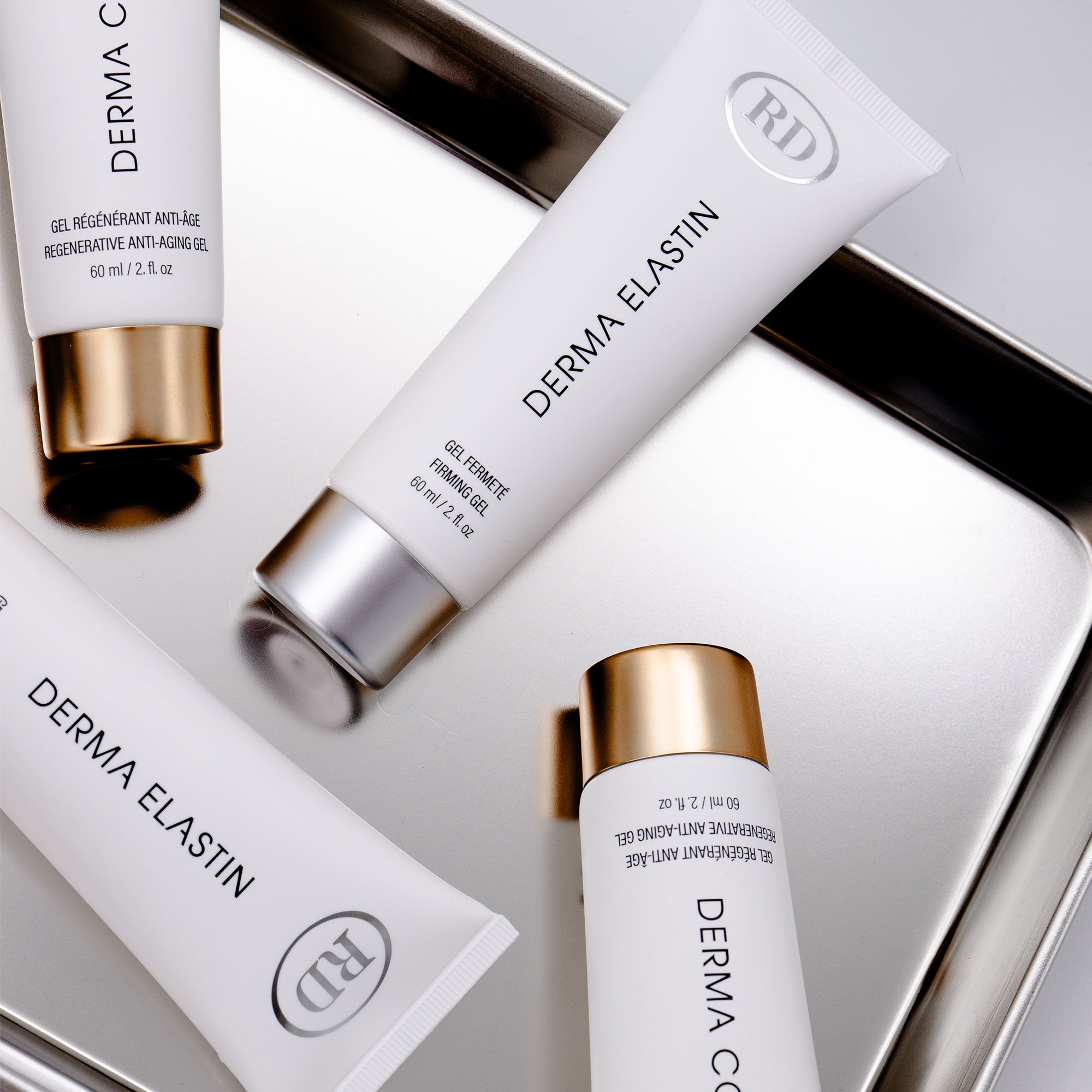 DERMA COLLAGEN Regenerative Anti-Aging Gel & DERMA ELASTIN Firming Gel Duo