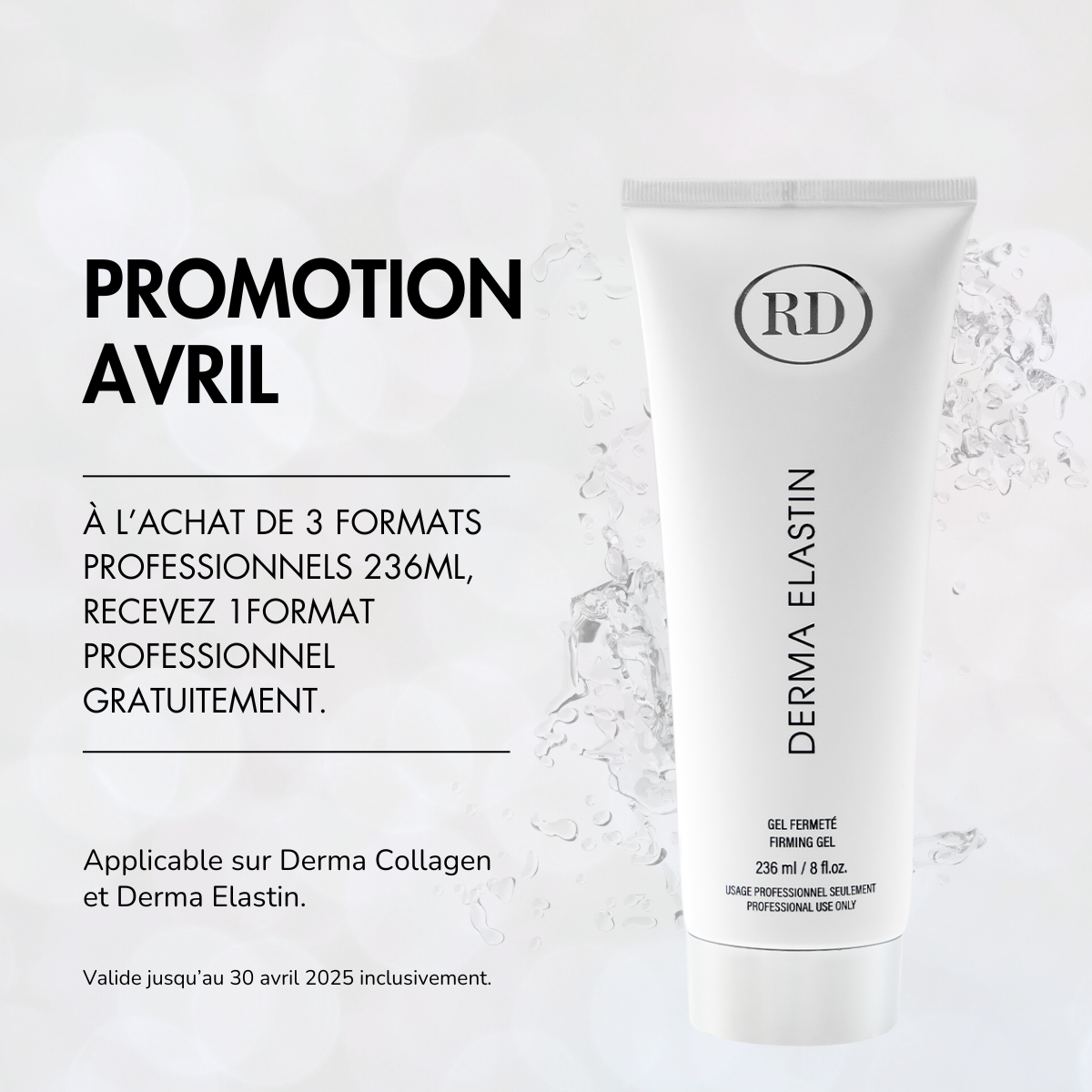 April Promotion - 3 Derma Elastin Professional Size, 1 Free