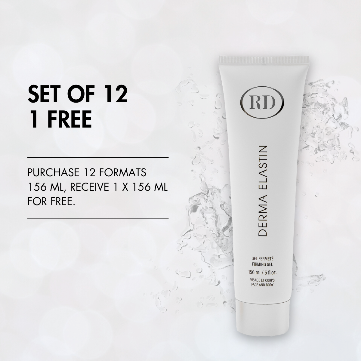 Set of 12 Derma Elastin Face and Body Format