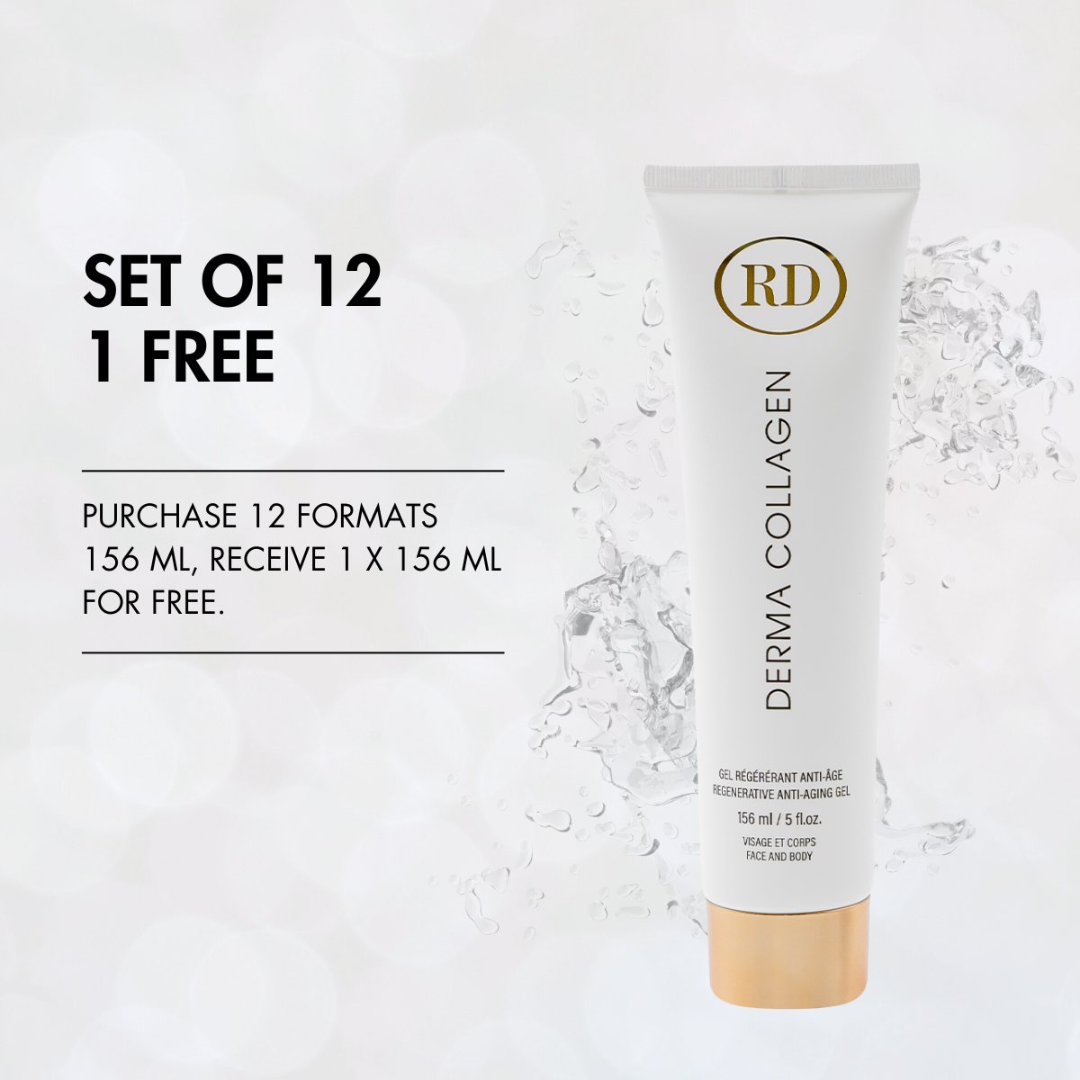 Set of 12 Derma Collagen Face and Body Format