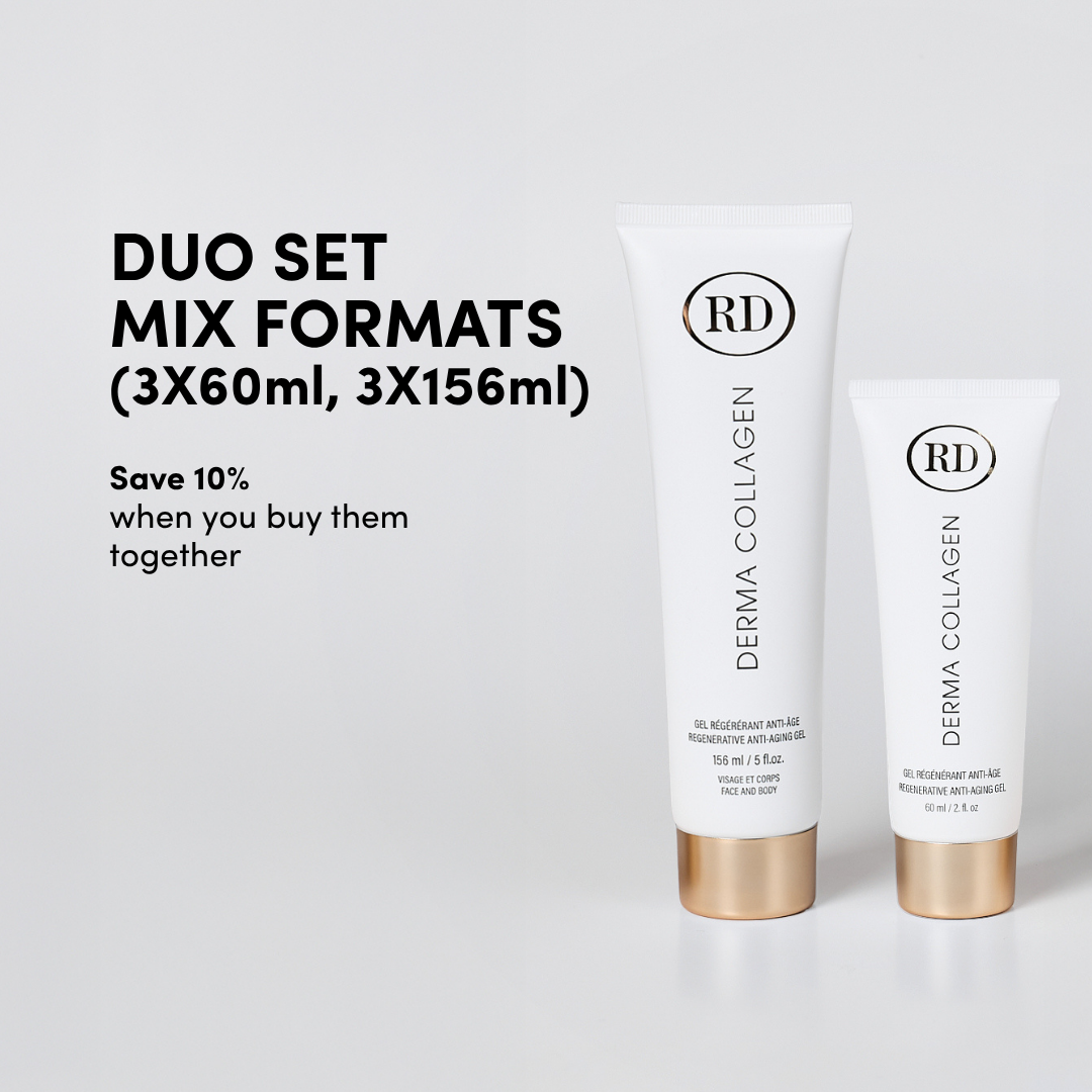 Ensemble 6 Duos Derma Collagen et Derma Elastin Clinique Formats Mix