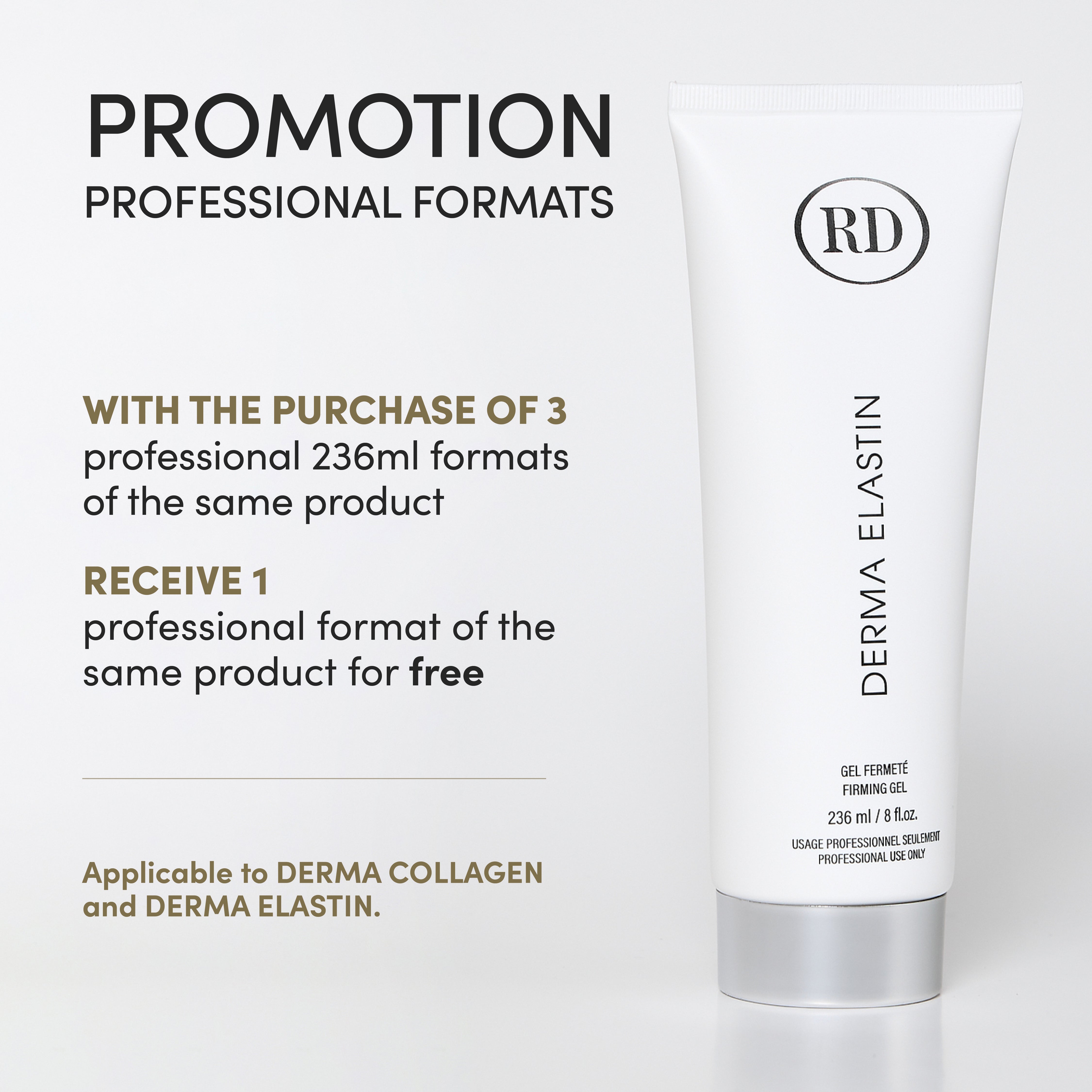 January Promotion - 3 Derma Elastin Professional Size, 1 Free