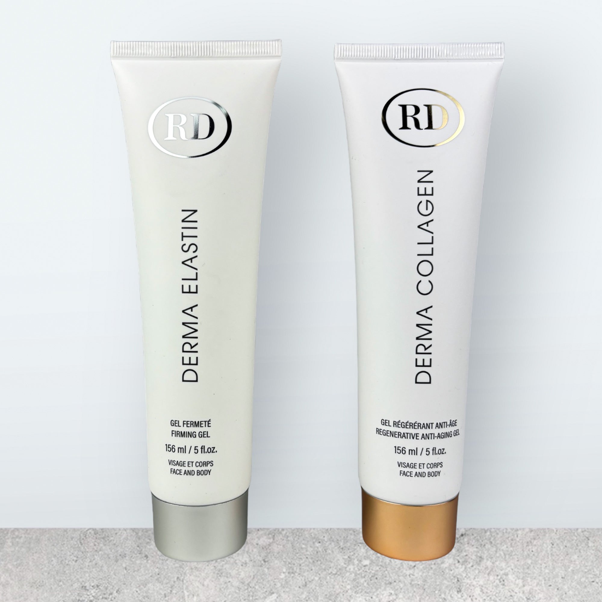Derma Collagen™ Regenerative Anti-Aging Gel & Derma Elastin™ Firming Gel Face & Body Format Duo